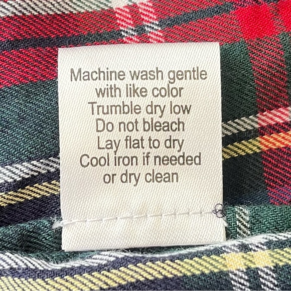 Hill House Girls 7/8Y Navy Blue Tartan Plaid Tiny Ellie Nap Dress Smocked Cotton - Picture 10 of 11